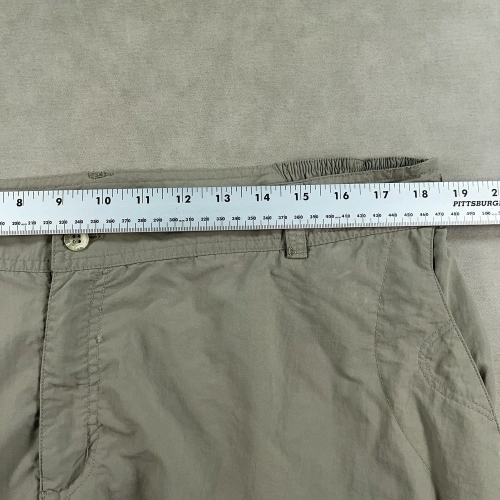 Simms Fishing Pants Mens XL Beige Nylon Cargo Pockets Outdoor Hiking‎ Travel